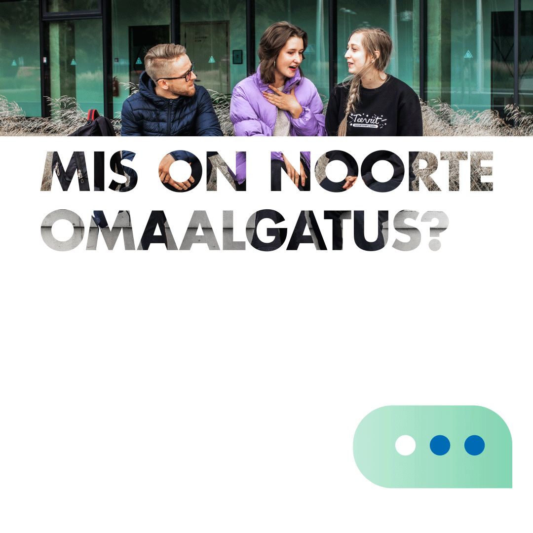 Liikuv pilt küsimusega, mis on noorte omaalgatus.