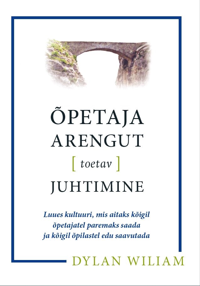 Õpetaja arengut toetav juhtimine raamatu kaanepilt.