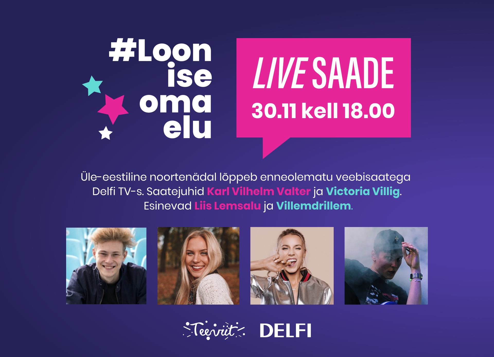 Loon ise oma elu LIVE saade