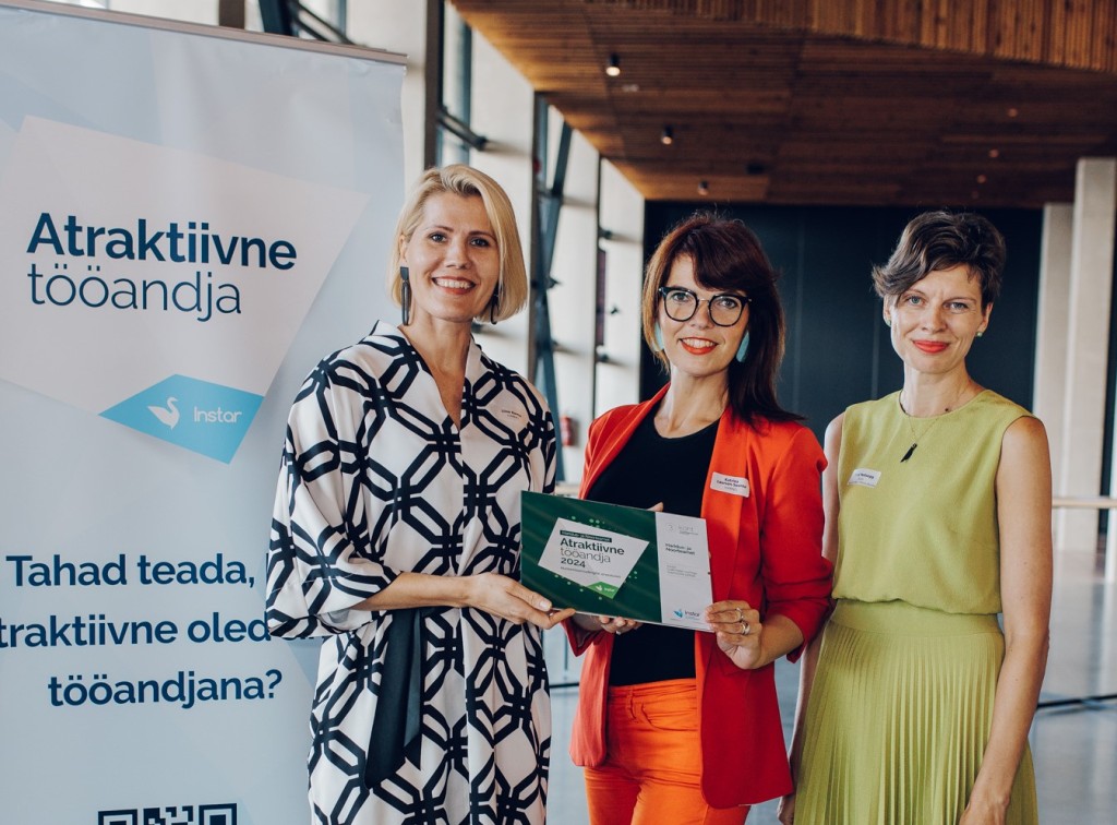 Haridusuuenduste osakonna juht Liina Kanter, personalijuht Katrina Laurson-Suurna, Eesti Kaubandus- ja Tööstuskoja teenuste juht Piret Potisepp