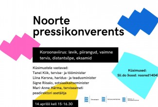 Noorte pressikonverentsi plakat